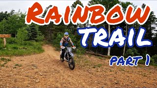 Rainbow Trail Part 1  EPIC Single Track Trail Mountains of Colorado  Dirt Bike Riding ENDURO trail [upl. by Harday]