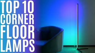 Top 10 Best RGB Corner Floor Lamps of 2021  Dimmable Modern LED Floor Lamp  Standing Lamp [upl. by Erdnaek]