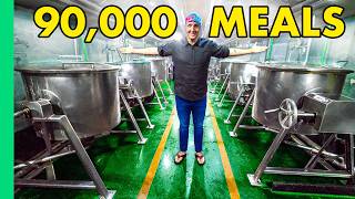 How India Cooks 90000 Meals in Three Hours Indias MEGA KITCHEN [upl. by Aicemat]