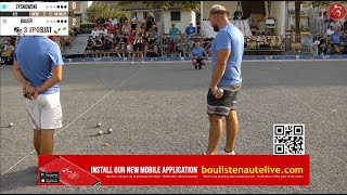 32e ZYSKOWSKI vs VIANO  International à pétanque dOBJAT  13 amp 14 août 2022 [upl. by Solitta]