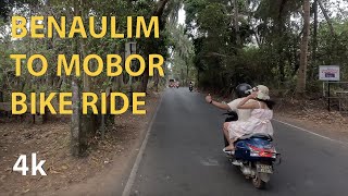 Goa 4K Benaulim to MoborCavelossim bike ride April 2023 [upl. by Maxama]