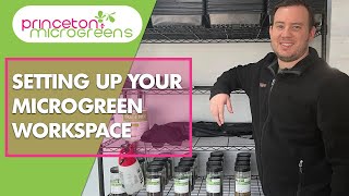 Microgreen Workspace Setup Everything You Need to Get Started [upl. by Avehsile224]