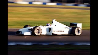 1999 February 23  Jos Verstappen test F1 Honda RA099  Silverstone [upl. by Macnair]