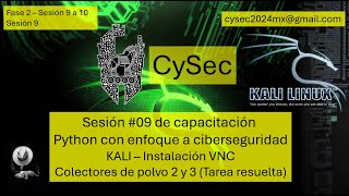 Sesión 09  Colectores 2 y 3 Kali versionesextraer manuales [upl. by Spratt]