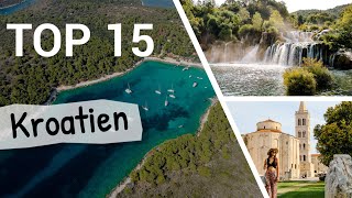 KROATIEN URLAUB  TOP 15 Sehenswürdigkeiten amp Tipps für deine Reise [upl. by Annala]