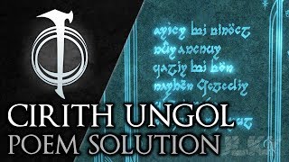 Shadow of War CIRITH UNGOL Door Poem Solution Bright Lords Cloak [upl. by Lamrouex]