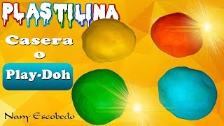 PLASTILINA CASERA O PLAY DOH [upl. by Naynek]