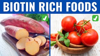 14 BIOTIN RICH FOODS You Should Include In Your Meal [upl. by Auhso]