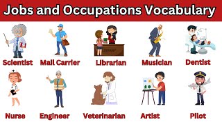 Kids Vocabulary  Jobs and Occupations  English Vocabulary for kids  kidslearning PhrasalVerbs [upl. by Sedgewick97]