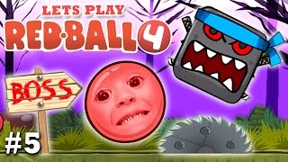 Mom amp Chase play RED BALL 4 THE FOREST BOSS FIGHT Part 5 FGTEEV Gameplay [upl. by Madelina282]