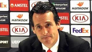 Arsenal 12 Eintracht Frankfurt  Unai Emery LAST Press Conference As Arsenal Manager  SUBTITLES [upl. by Mills990]