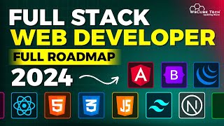 Full Stack Developer Complete Roadmap 2024  Become a Web Developer amp Get a Job  Full Guide [upl. by Isdnyl]