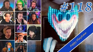 Gamers React to Nightmare Huggy Wuggy in Poppy Playtime Chapter 3 118 [upl. by Hinkel]