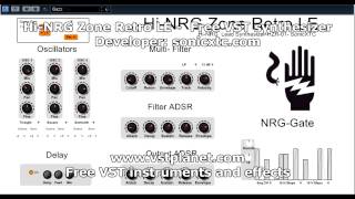 Hi NRG Zone Retro LE  Free VST synthesizer  vstplanetcom [upl. by Bullock]