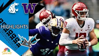 Washington State vs Washington  COLLEGE FOOTBALL HIGHLIGHTS  9142024  Big Ten on NBC Sports [upl. by Hairakcaz]