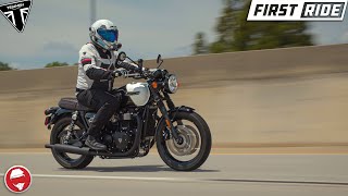 2024 Triumph Bonneville T120 DGR Edition  First Ride [upl. by Idnib]