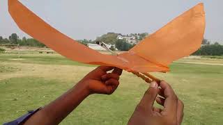 Rubber Band Powered Ornithopter Flying Bird [upl. by Rimat]