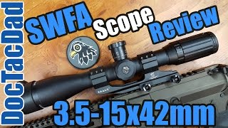 SWFA SS 315x42mm Scope  Full Review [upl. by Aeirdna458]