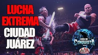 LUCHA EXTREMA Pagano y Líder Vs Los Macizos en Ciudad Juárez  Lucha Libre AAA Worldwide [upl. by Onirefez698]