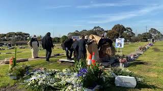 Rev Taniela Taukolo Vaotangis burial service Altona Memorial Park [upl. by Anatak]