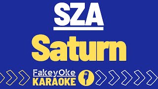 SZA  Saturn Karaoke [upl. by Divadnahtanoj]