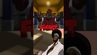 Uncle Ruckus Vs Bushido Brown  The Boondocks theboondocks [upl. by Anaujat747]