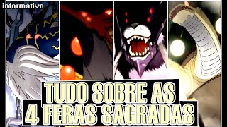 TUDO SOBRE AS 4 FERAS SAGRADAS DE DIGIMON [upl. by Oirretno740]