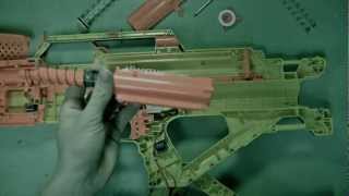 Spring Installation for Nerf Stampede by Orange Mod Works [upl. by Freeland]