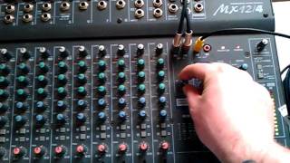 Yamaha MX124 mixer [upl. by Aletha389]