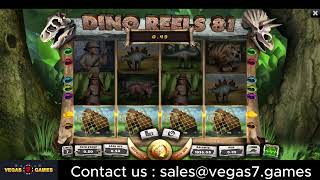 Dino Reels 81  Vegas7Games  MegaWin [upl. by Afatsuom]