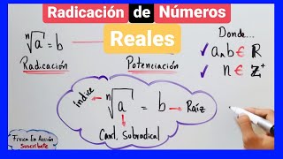 Propiedades de la radicación en los REALES  Raíz de una raíz  Raíz de un producto  Ejemplos [upl. by Punak]