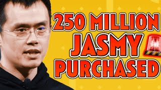 250 MILLION JASMY COINS PURCHASED BY EXCHANGE MUST SEE [upl. by Orazio]