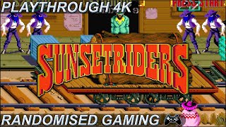 Sunset Riders Arcade Archives Intro amp Playthrough as Cormano on PlayStation 4 UHD 4K60 [upl. by Ativak]