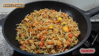 Arroz Frito estilo Chino Receta [upl. by Tsenrae]