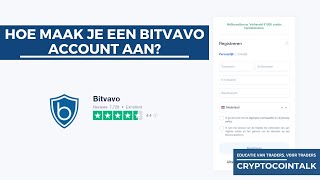 Hoe maak je een Bitvavo account aan uitleg [upl. by Noah]