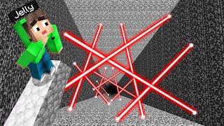 Attempting A LASER BEDROCK Dropper in Minecraft… [upl. by Kcod561]