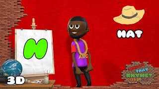 The Letter H Hip Hop Song  Alphabet Rap Song A  Z  Nursery Rhymes 3D Animation  Rap Kids Songs [upl. by Anitselec]