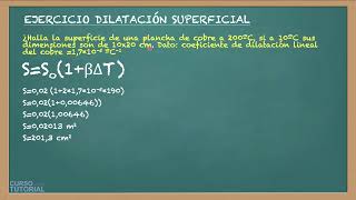 Ejercicio de dilatación 2 Dilatación Superficial Ejercicio Resuelto [upl. by Dupre553]