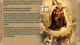 Nuestra Señora del Carmen Oración y Escapulario [upl. by Vierno]