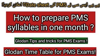 PMS Exam Date Time Table Tips amp Tricks for Success in 2024The national Academy by Sir Adnan Ikram [upl. by Yatnwahs10]