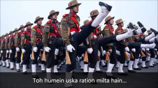 Badluram Ka Badan original song – Assam Regiment Marching Song with lyric [upl. by Mchail784]