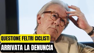 FELTRI SOTTO ACCUSA BALCONI DIFENDE I DIRITTI DEI CICLISTI [upl. by Treborsemaj]