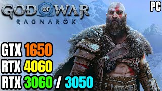 God Of War Ragnarok PC  GTX 1650  RTX 3060  4060  3050  1050 ti  BOY [upl. by Alberik279]