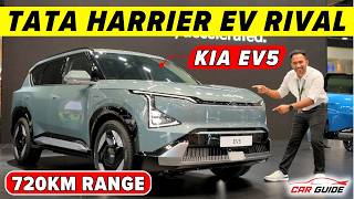 KIA EV5 Electric SUV  Tata Harrier EV amp XUV700 Electric Rival  Full Walkaround🔥New Kia SUV India [upl. by Windham]