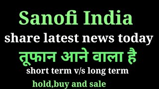 sanofi india share news today l sanofi india share price today l sanofi india share latest news [upl. by Elaweda490]