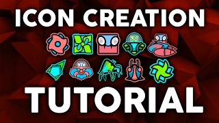 Geometry Dash MAKE YOUR OWN ICONS Tutorial [upl. by Bernardine716]