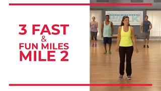 3 Fast amp Fun Miles Mile 2  Walk At Home Fitness Videos [upl. by Cogen]