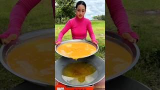 Rice fried with egg cook recipe shortvideo shorts cooking food recipe [upl. by Alleira491]