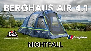 BERGHAUS AIR 41 NIGHTFALL  BEST INFLATABLE TENT FOR 2022 Tiso UK [upl. by Behah]