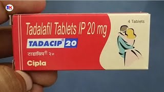 Tadacip 20mg Tablet  Tadalafil 20mg Tablet  Tadalafil Tablet  Tadacip Tablet Uses Benefits Dosage [upl. by Edelstein]